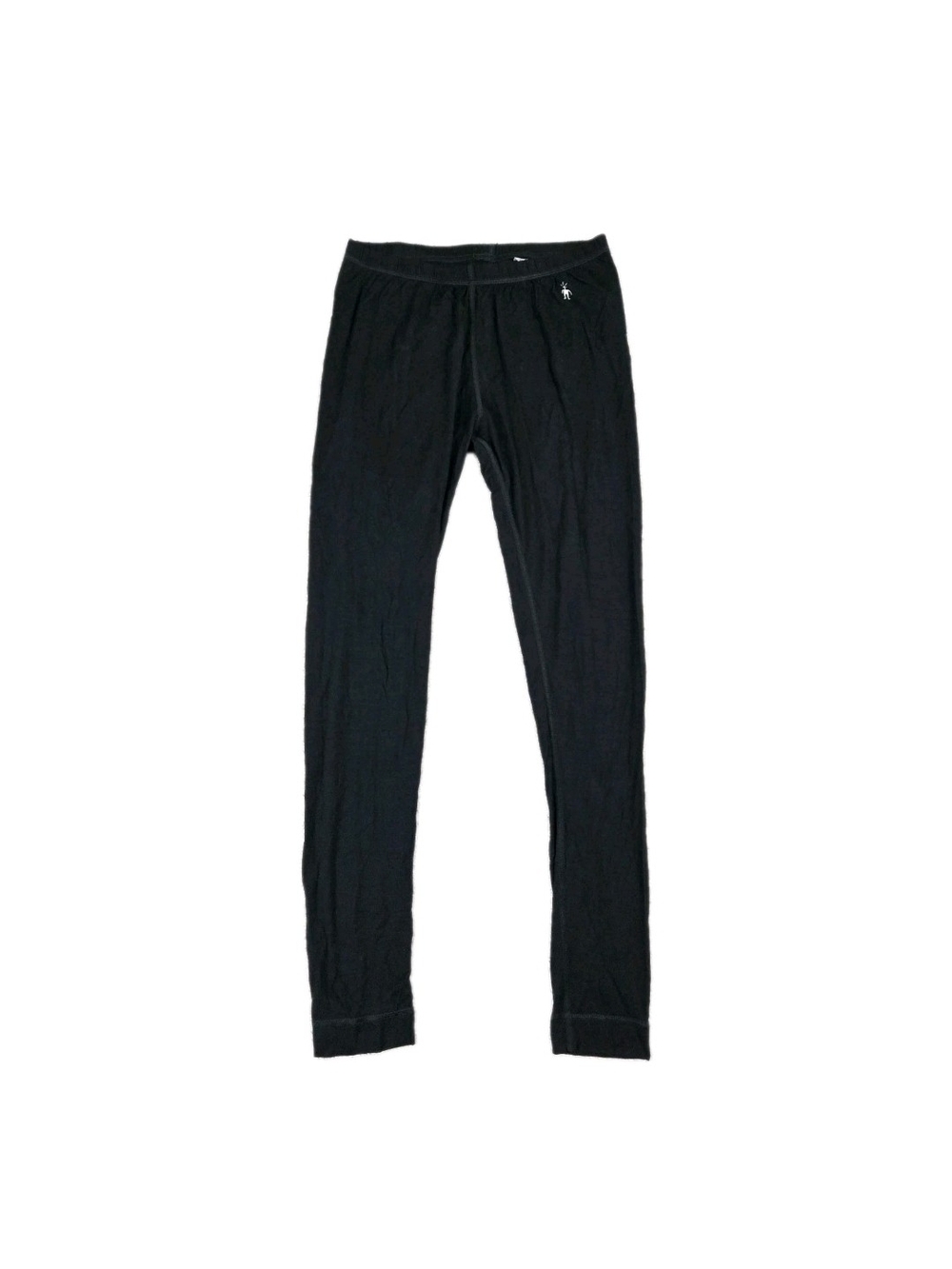 SmartWool Merino Wool Base Layer Bottoms Womens Large Black Hiking Ski Leggings